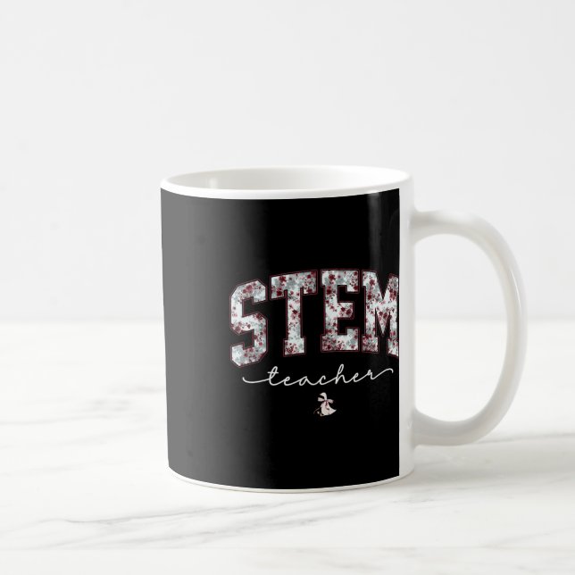 Stem Science Technology Engineering Math Lärare V Kaffemugg (Höger)