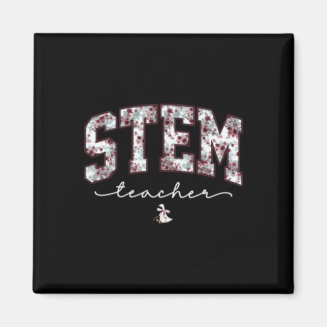 Stem Science Technology Engineering Math Lärare V Magnet (Framsidan)