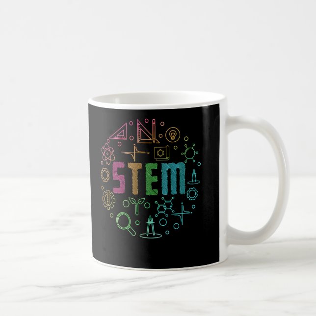 STEM Science Technology Engineering Math Teacher Kaffemugg (Höger)