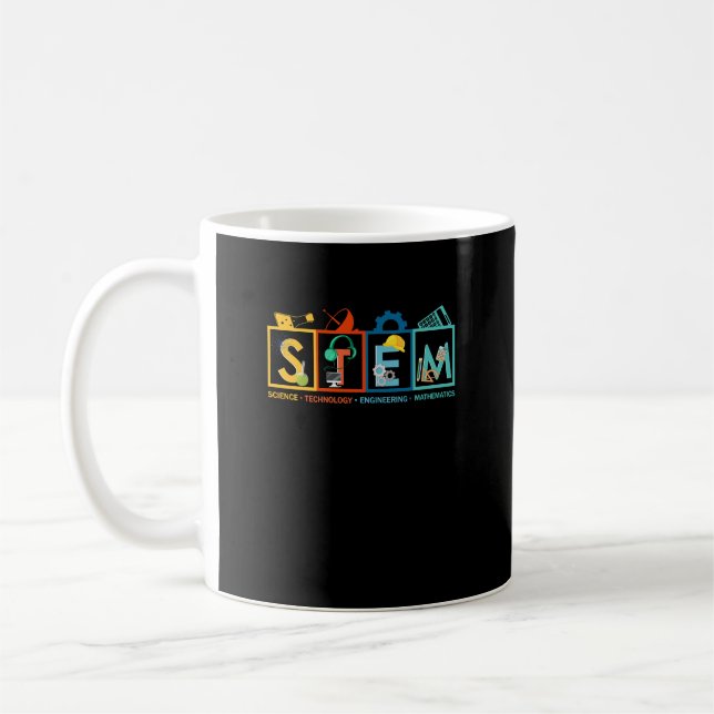 STEM Science Technology Engineering Math Teacher S Kaffemugg (Vänster)