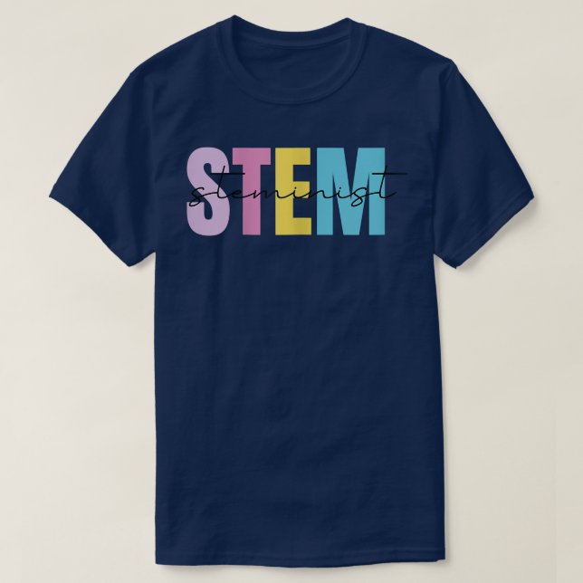 Stem Squad Science Technology, Engineering Math S T Shirt (Design framsida)
