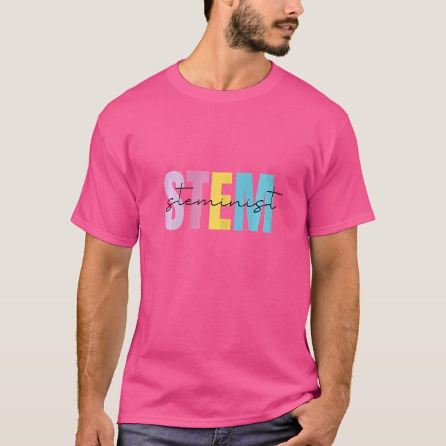 Stem Squad Science Technology Engineering Math S T Shirt (Framsida)