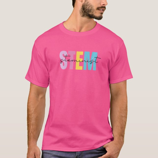 Stem Squad Science Technology Engineering Math Ste T Shirt (Framsida)