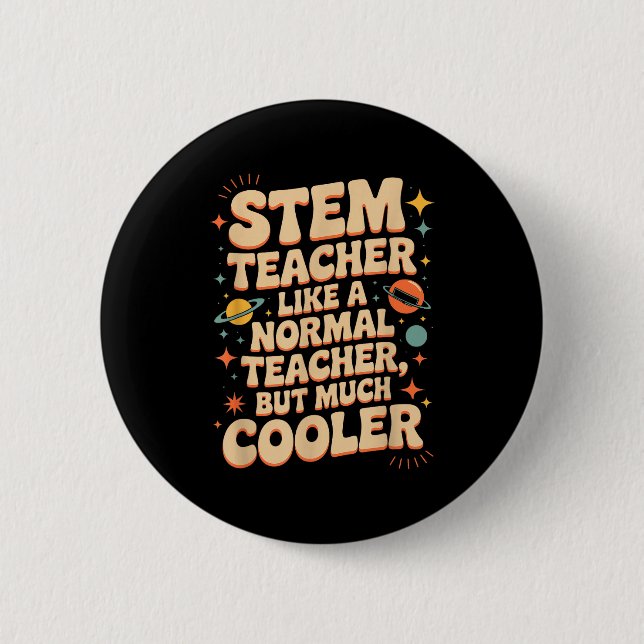 Stem Teacher Definition Funny Science Math Tech Te Knapp (Framsida)