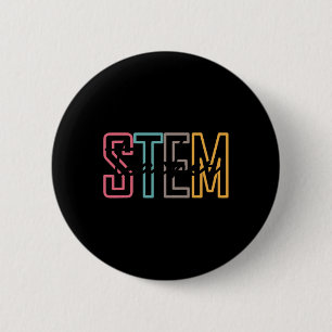 Stem Teacher Science Technology Teacher tillbaka t Knapp