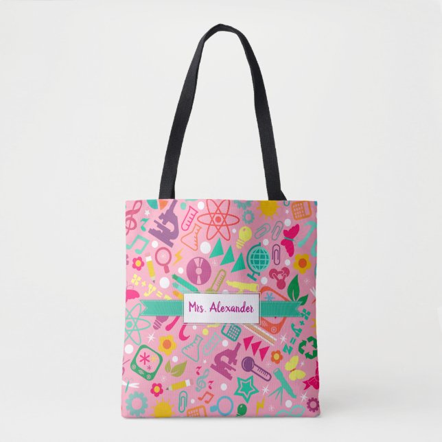 STEMflickasten skolar totolärarkandidatrosor Tygkasse (Framsida)