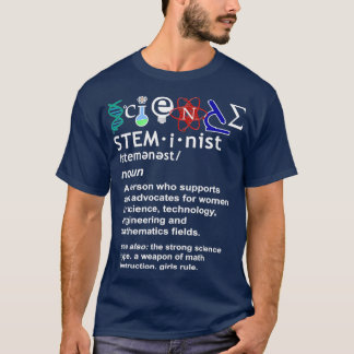 Steminist en person som förespråkar kvinnor i tekn t shirt