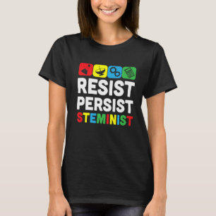 Steminist för kvinnlig forskare inom kvinnlig vete t shirt
