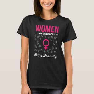 Steminist för kvinnlig forskare inom kvinnlig vete t shirt