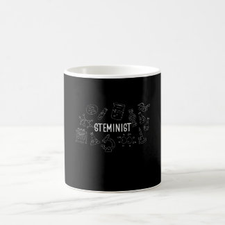 Steminist Funny Science Älskare Steam Teacher Kaffemugg