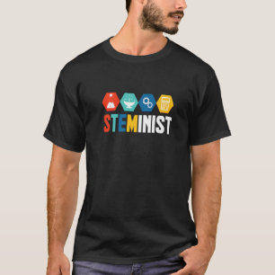Steminist Graphic Coder Programmer Computer Geek P T Shirt