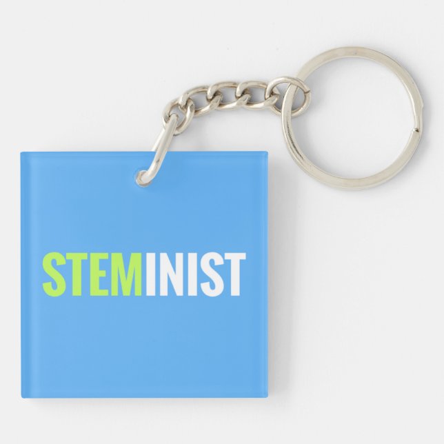 STEMinist Keychain (Baksidan)