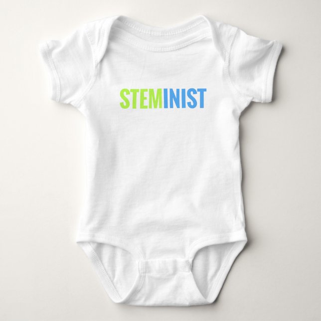 STEMinist spädbarnranka T-shirt (Framsida)