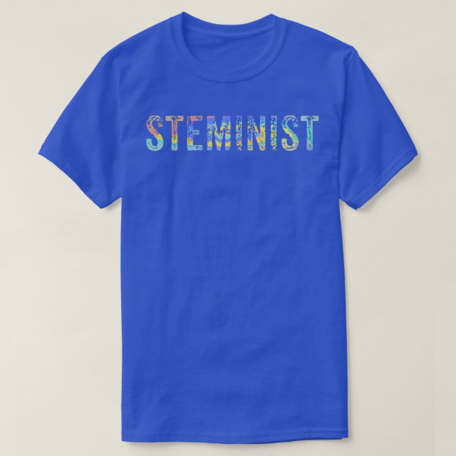 Steminist STEM-inist Math Girls Science Älskare Ti T Shirt (Design framsida)
