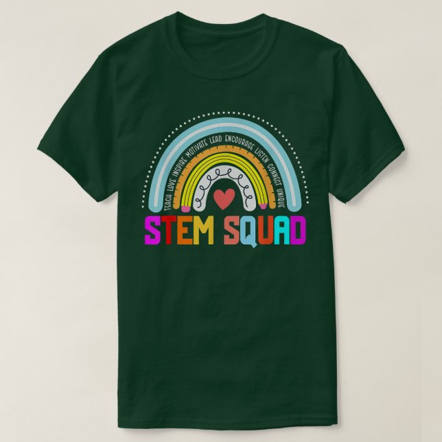 Steminist STEM Teacher Science Technology Ingenjör T Shirt (Design framsida)