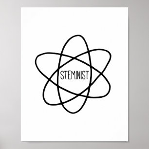 Steminist Support Women in STEM Quote Poster