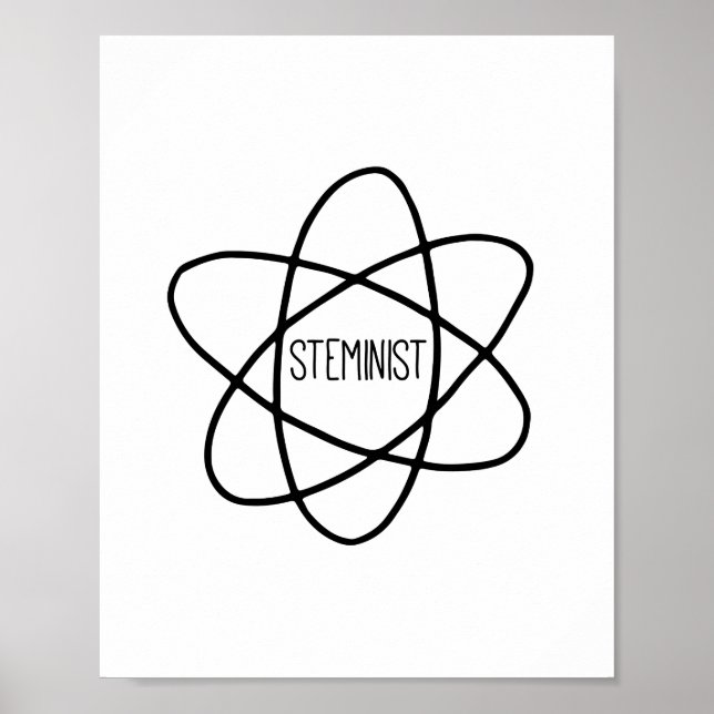 Steminist Support Women in STEM Quote Poster (Framsidan)