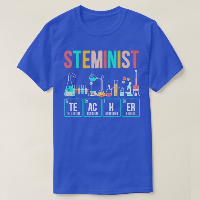 Steminist Teacher Engineering Biolog Science Morsa T Shirt (Design framsida)
