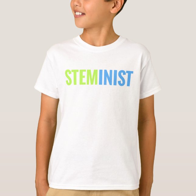 STEMinist unge utslagsplats T-shirt (Framsida)