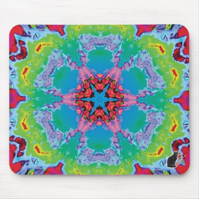 Stemma Kaleidoscope Mouse Pad Musmatta (Framsidan)