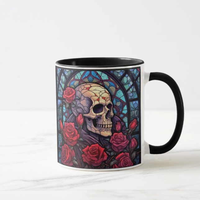 Stems och stenar Skull och Ro-kaffe Mugg (Höger)