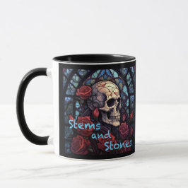 Stems och stenar Skull och Ro-kaffe Mugg