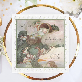 Sten A Adjö Baby Nursery Rhyme Baby Shower Napkins Pappersservett