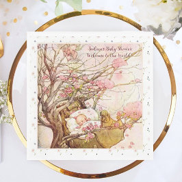 Sten A Adjö Baby Nursery Rhyme Baby Shower Napkins Pappersservett