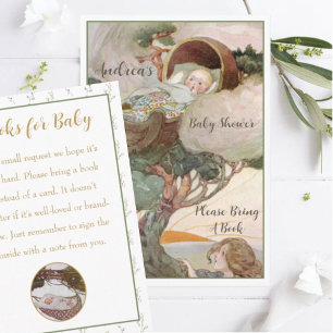 Sten A Adjö Baby Nursery Rhyme Bok begäran Tilläggskort