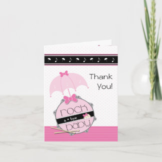 Sten a Adjö Baby Shower Tack Kort
