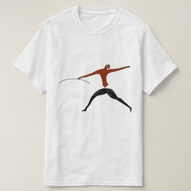 Sten Ancient Art - Ancient Warrior Hunter T Shirt (Design framsida)