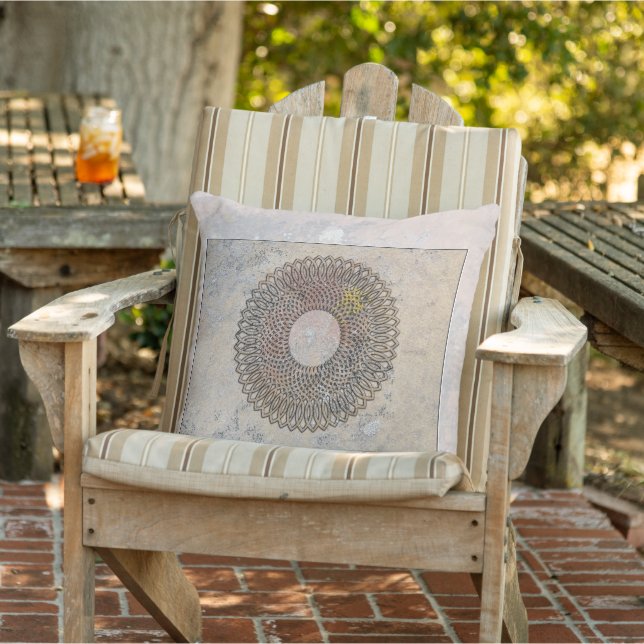 Sten Art i Spiral Weave Design Kudde (Stol)
