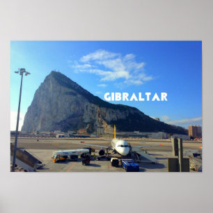Sten av Gibraltar värderar affischpapper Poster