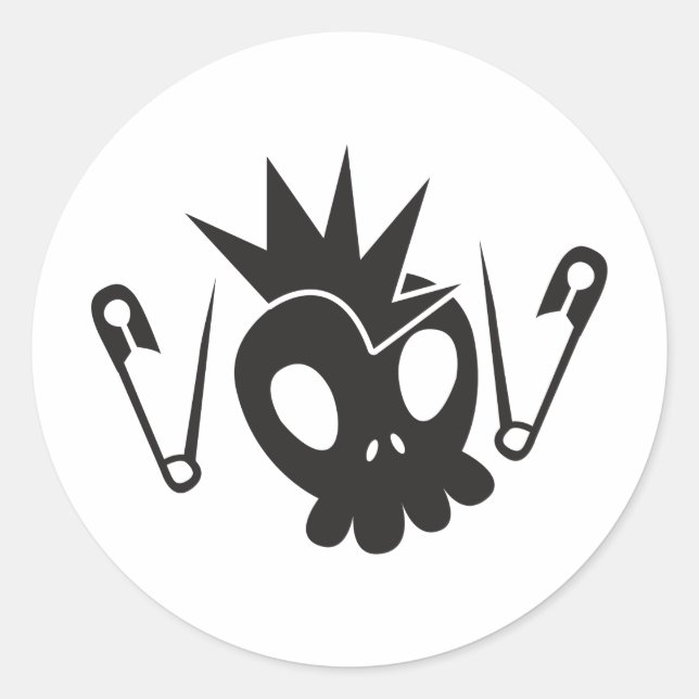 Sten Baby Runt Klistermärke (Framsida)