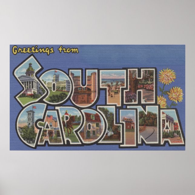 Sten Backe, South Carolina - Stora Brev Scenes Poster (Framsidan)