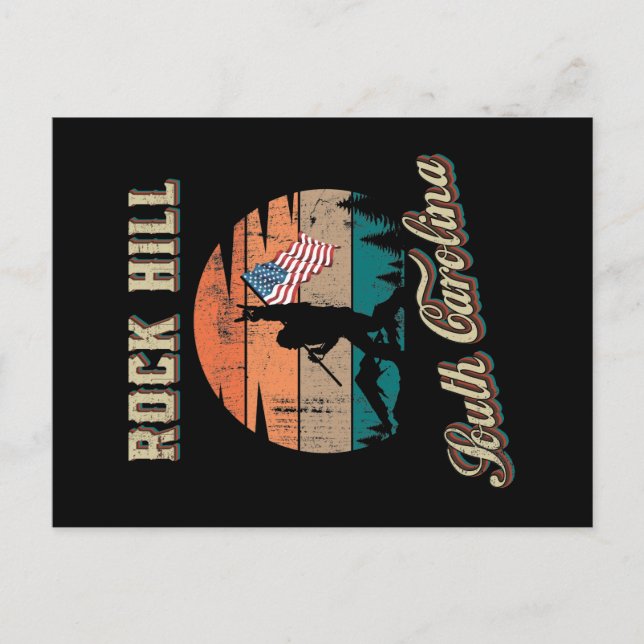 Sten Backe South Carolina Vykort (Framsida)