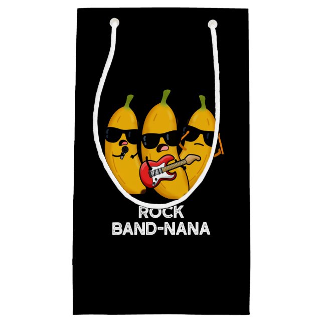 Sten Band-nana Funny Banana Pun Mörk BG (Framsidan)