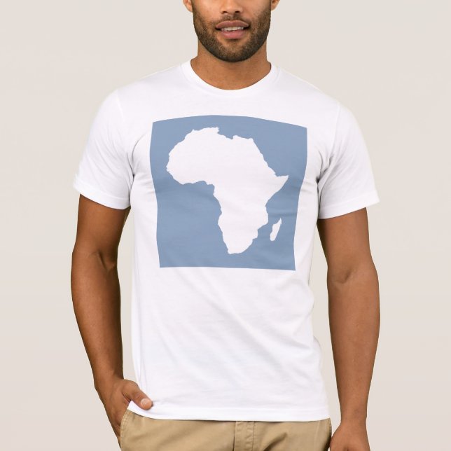 Sten Blue Audacious Afrika T Shirt (Framsida)