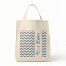 Sten Blue Safari Chevron med anpassade namn