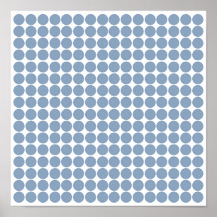 Sten Blue Safari Dot Poster