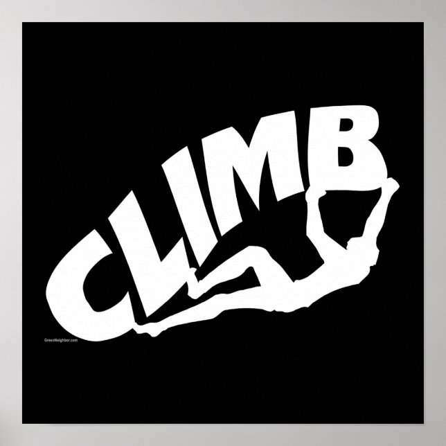 Sten Bouldering Poster (Framsidan)