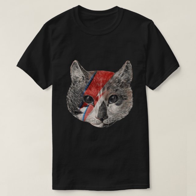 Sten Bowie Cat Passande T-Shirt.png T Shirt (Design framsida)