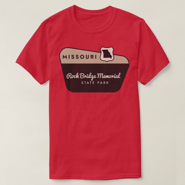 Sten Bridge Memorial State Park Missouri Welcome S T Shirt (Design framsida)