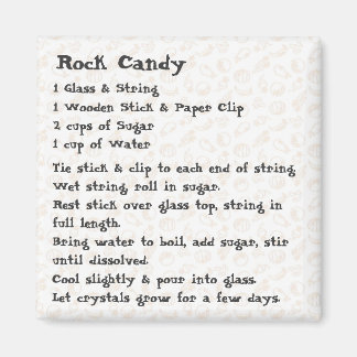 Sten Candy Recipe Magnet rosa