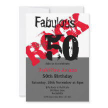 Sten Chick 50 & Fabulous Red Black 50:e födelsedag