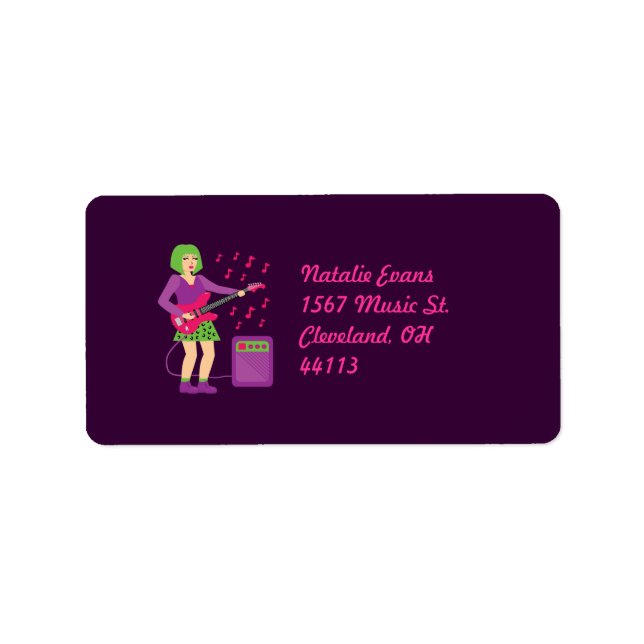 Sten Chick Adressetikett (Framsidan)