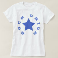 STEN CHICK | Blåstjärniga T-Shirt-stjärnorna för k