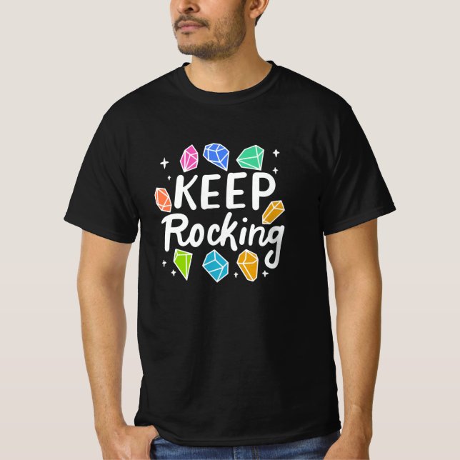 Sten Collector - Behålla Rocking T Shirt (Framsida)