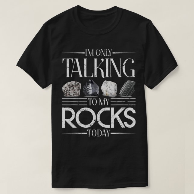 Sten Collector Funny Geolog Gift Science Geolog T Shirt (Design framsida)