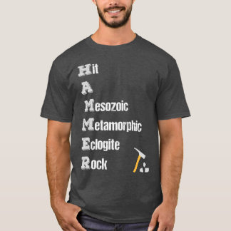 Sten Collector Geolog Verktyg Sten Hound Hammer d T Shirt